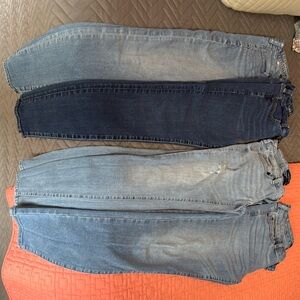 American Eagle and Aeropostale. 4 pairs. All fit as a size 4 long